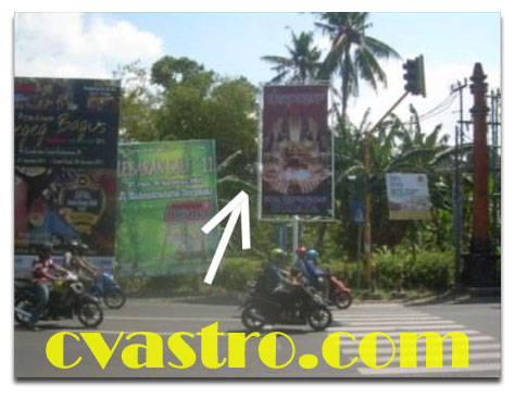 Billboard advertising Bali