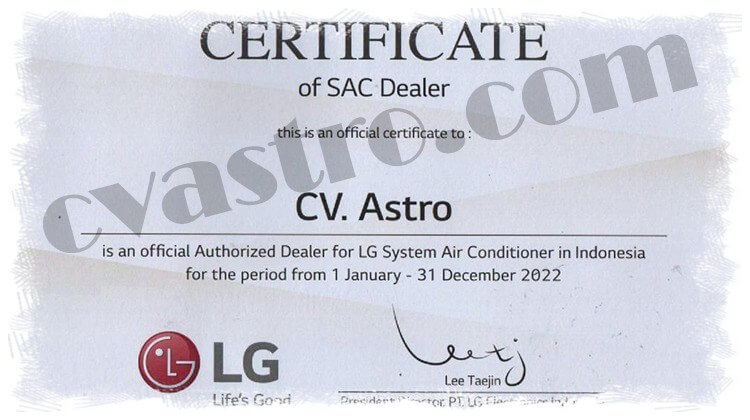 Dealer AC LG Indonesia